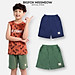 Quần đùi short thun cho bé trai size đại Bigfox Miss Meow vải cotton mềm mát Sand Sea Sail cỡ trẻ em 3-11 tuổi 12-39kg