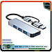 Hub Type C FIRO Và Hub USB FIRO 3.0 Adapter 4in1 - Bộ Chia USB FIRO Ra Nhiều Cổng Kết Nối Chuyển Đổi Cho Laptop,PC, Máy Tính Đa Năng - Hub FIRO Hỗ Trợ Sạc Pin, Kết Nối Đa Năng Ổ Cứng, Bàn Phím, Chuột, Máy In, Thiết Bị Chia Ổ USB - Hàng Chính Hãng