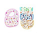 Combo 3 yếm dán in hình siêu cưng 100% cotton Babiboo - BBC45