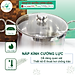 Nồi luộc gà Fivestar 3 đáy inox 430 nắp kính ( 30cm ), tặng 1 vá canh, dùng được bếp từ , gas, hồng ngoại