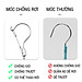 Móc Treo Quần Áo, Móc Phơi Đồ Trẻ Em Inox Kẹp Chống Rơi, Móc Treo Tất, Vớ, Đồ Lót Nhiều Kiểu Dáng