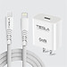 Combo sạc nhanh hàng chính hãng TESLA TL12CBL 36W GaN USB-C (C to L) | Bảo hành 12 tháng 1 đổi 1 | Made in Việt Nam