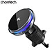 Giá đỡ điện thoại Magnetic 15W Choetech T233-F chuẩn Qi2 với đèn LED đổi màu - Hàng chính hãng