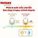 Tã quần Huggies Skin Perfect Super Jumbo M70+6 với 2 vùng thấm giảm kích ứng da