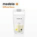 Hộp 25/50 túi trữ sữa Medela loại 180ml chống thủng - Có thể đặt nằm ngang hoặc dựng đứng dễ dàng xếp gọn trong tủ lạnh