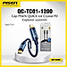 Cáp Pisen Quick Ice Cry.stal PD Type-C to L Explorer 1200mm ( QC-TC01-1200) trong suốt, dây dù chống rối, hàng chính hãng