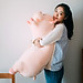 Gấu bông heo lười mắt hí, lợn buồn ngủ đáng yêu siêu hot (40cm--->100cm) vải miniso 4 chiều cao cấp mềm êm – Gối ôm heo hồng buồn ngủ, lợn mắt sụp cute