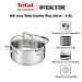 Bộ 3 nồi inox Tefal Duetto Plus (Quánh 16cm - 1.4L, Nồi 20cm - 2.8L, Nồi 24cm - 4.9L) - Hàng chính hãng