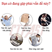 Máy massage KG802 mini cầm tay 6 chế độ hỗ trợ mát xa chuyên sâu, giảm đau cơ, cứng khớp hiệu quả nhanh chóng, đi kèm 4 đầu chuyên dụng 1500mah( tặng kèm 1 khăn lau thấm 2 mặt )- Hàng chính hãng