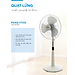 Quạt Đứng, Quạt Cây 3 Cánh Midea FTS40-17VD (Quạt Điện, Quạt Máy Hàng Chính Hãng Công Suất 36W, Chỉnh Gió 3 Tốc Độ)