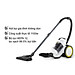Máy hút bụi khô không dùng túi lọc bụi Karcher VC 3 Plus công suất 1100w màu trắng - bảo hành 18 tháng