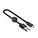 Cáp sạc nhanh 2.4A Hoco chuẩn Micro USB cáp bọc dù siêu bền, chống rối, chống gãy gập, dài 25cm dành cho Samsung, Xiaomi, Huawei, Vivo, Sony, X35 - Hàng chính hãng