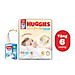 Tã/bỉm dán sơ sinh Huggies Skin Perfect NB 70+6 miếng với 2 vùng thấm giảm kích ứng da