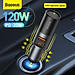 Tẩu sạc nhanh mở rộng 120W Baseus Share Together Fast Charge dùng cho xe hơi (120W, TypeC / USB Port, QC / PD3.0 Car Quick Charger with Cigarette Lighter Expansion Port ) - Hàng chính hãng