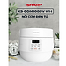 Nồi cơm điện tử Sharp KS-COM100DV-WH(1L)-Hàng Chính Hãng