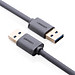 Dây USB 3.0 đực sang đực mạ vàng dài UGREEN US116 (Đen) - Hàng chính hãng