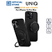 Ốp UNIQ KEVA AIR Cho iPhone 16 Pro Max Bằng Sợi Aramid Tặng Kèm Phụ Kiện GripFit Làm Chăn Đế Hoặc Móc Tay Khi Cầm Hàng Chính Hãng