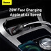 Tẩu sạc nhanh mở rộng 120W Baseus Share Together Fast Charge dùng cho xe hơi (120W, TypeC / USB Port, QC / PD3.0 Car Quick Charger with Cigarette Lighter Expansion Port ) - Hàng Chính Hãng