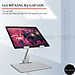 Giá Đỡ Dành Cho Máy Tính Bảng iPad Tablet Điện Thoại (All size) Hợp Kim Nhôm Nguyên Khối Xoay Chuyển 360 Độ-Nâng Hạ Điều Chỉnh Góc Nhìn Tùy Thích-Gấp Gọn Tiện Lợi-Hàng Chính Hãng