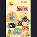 Sách vải kích thích thị giác cho bé sơ sinh 0 đến 12 tháng - Hiệu Lalala Baby - 8 trang kích thước 12x11 cm
