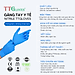 Găng Tay Cao Su Y Tế Size XS Không Bột Nitrile TTGLOVES Màu Xanh (100 Chiếc)
