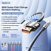 Cáp sạc nhanh 66W USB-C Remax Wefon Series Zinc-alloy elastic RC C052 A-C 1.2m _ hàng chính hãng