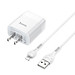 Bộ Sạc Hoco C72 Cho iPhone, iPad.,.. - Sạc Nhanh Tối Đa 2.1 A, Bảo Vệ Mạch Điện - Hàng Chính Hãng