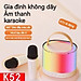 Loa Bluetooth Mini Karaoke Không Dây, Kèm 2 Mic, Âm Thanh Sống Động, Đèn LED 16 Màu - HÀNG CHÍNH HÃNG MINIIN