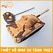 Mô hình xe tăng điều khiển từ xa đồ chơi xe tank cho bé trai MySun