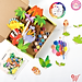 Đồ Chơi Tranh Gỗ Tô Màu Kèm Màu Nước, Cọ và Truyện Kể I Paint I Play! - Lalala Baby (Cho Bé Từ 3 Tuổi)