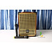 Loa kéo Hosan GD08-13 - Loa di động mini karaoke thùng gỗ tặng 2 micro nhẹ dễ hát - Hàng nhập khẩu