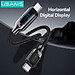 Cáp sạc nhanh USAMS SJ742 Type-C To Type-C 100W Digital Display Zinc Alloy HX Series tương thích IP15 series ( Hàng Chính Hãng)
