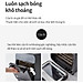 Lò nướng chân không kết hợp chức năng hấp Lock&Lock EJF693GRY Steam Air Fryer Oven (12.5 Lít) - Hàng chính hãng