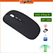 Chuột không dây HXSJ M103B wireless Bluetooth tự sạc pin siêu mỏng không gây tiếng ồn chuyên dùng cho Máy tính, pc, Laptop, Tivi  - Hàng chính hãng