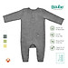 Bộ liền thân, bộ bodysuit cài thẳng dài tay 2 túi nhiều màu sắc cho bé Boube, vải Cotton organic thoáng mát - Size 0-12M
