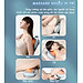 Gối Massage Hồng Ngoại, Máy Mát Xa Cổ Vai Gáy, Matxa Toàn Thân Nikio NK-135DC - Công Nghệ Xoa Bóp Chuyên Sâu, Sưởi Ấm Hồng Ngoại - Pin sạc