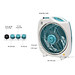 Quạt Bàn Đảo 3 Tấc Senko BD1012 cao cấp - Màu Ngẫu Nhiên - Hàng chính hãng