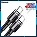 Cáp Sạc Nhanh Cafule 100W Dài 2M, Quick Charge 3.0 Kết Nối Type-C To Type-C Cho Điện Thoại Hàng Chính Hãng Baseus