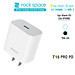 Củ sạc nhanh Rockspace T18 dành cho iphone 20W chuẩn PD, cổng ra typeC - Hàng chính hãng