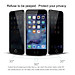Miếng dán kính cường lực chống nhìn trộm cho iPhone 6 Plus / 6s Plus hiệu Baseus Full 3D cạnh vát 2.5D   - hàng nhập khẩu