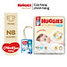 Thùng 3 gói Tã dán sơ sinh Huggies Tràm Trà NB70/S54/S80
