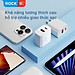 Củ sạc nhanh ROCKSPACE T43 2 cổng USB-TypeC sạc nhanh 20w hàng chính hãng - Bảo hành 12 tháng