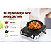 BẾP HỒNG NGOẠI HAI VÒNG NHIỆT SUNHOUSE SHD6024 - Hàng Chính Hãng