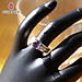 Nhẫn bạc nữ đá thạch anh tím mệnh hỏa. thổ - Ngọc Quý Gemstones