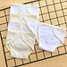 Set 5 tã vải sơ sinh cotton TOMTOM BABY | Size 1,2,3 cho bé sơ sinh - 9kg | Miếng dán bo viền, chất vải mềm mịn