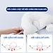 Gối định hình đầu, gối chặn chữ U cho trẻ sơ sinh A ( 0-1 tuổi)