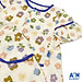 Bộ quần áo dài tay ngắn bé gái họa tiết Bé Gấu Hoa Tím xô muslin - AICDBGCB3EO2 - AIN Closet