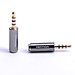 Đầu nối audio 3.5mmMale sang 3.5mm Female Vention VAB-S06 (1 chiếc) - Hàng chính hãng