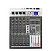 Bàn trộn âm thanh Mixer Max 11 - 6 kênh (4 mono, 2stereo) kết nối Bluetooth, USB - 99 hiệu ứng vang - Tích hợp nguồn 48V cho micro condenser - Mixer số chuyên nghiệp cho sân khấu, hội trường, phòng thu, hát karaoke gia đình, live stream - Hàng nhập khẩu