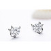Bông tai S925 một hạt đá trắng nhỏ xinh